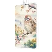 ファンタジー中国のかわいい鳥の花 カーエアーフレッシュナー (左)