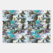 ファンタジー中雲の他の世界 ラッピングペーパーシート (正面3)