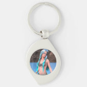 ファンタジー人魚 キーホルダー (正面)