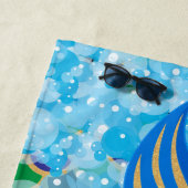 ファンタジー人魚🧜 ♀️生 ビーチタオル (インサイチュ)