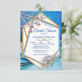 ファンタジー冬ブライダルシャワー 出欠カード (スタンド正面)