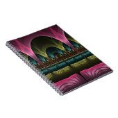 ファンタジー劇場、抽象芸術カラフルフラクタル ノートブック (右側)