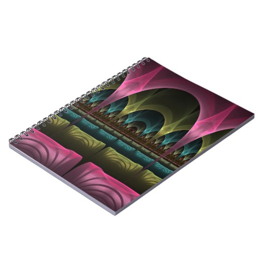 ファンタジー劇場、抽象芸術カラフルフラクタル ノートブック (左側)