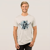 ファンタジー取引デザイン | サイバーパンク | 自己成長 トライブレンドTシャツ (正面全面)