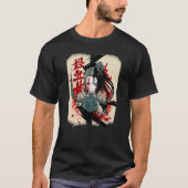 ファンタジー口酒おんな善悪の戦い Tシャツ (正面)