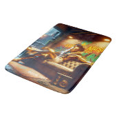 ファンタジー可愛いエジプトの神楽。 バスマット (アングル)