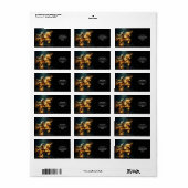 ファンタジー可愛いエテリア水中ユニコーン ラベル (フルシート)