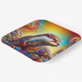 ファンタジー可愛いオッターカラーズダンス ペーパープレート (傾斜あり)