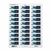 ファンタジー可愛い有線リンクス森 ラベル (フルシート)