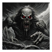 ファンタジー可愛い生き生きとした怖い恐怖の生き物 ポスター (正面)