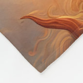 ファンタジー可愛い生き生きとした神話の天使 フリースブランケット (角)