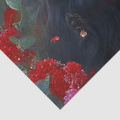 ファンタジー可愛い赤い妖精のプリンセスのデクページ 薄葉紙 (詳細)