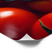 ファンタジー可愛い鮮やかなトマトおもしろいの生き物 ポスター (コーナー)