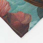 ファンタジー可愛い鮮やかな花王室のナマズ フリースブランケット (角)