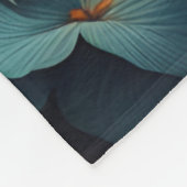 ファンタジー可愛い鮮威厳のあるやかな鶴の花 フリースブランケット (角)