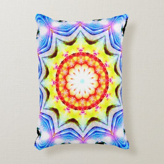 ファンタジー司祭魔導師マグカル鮮やかマンデラ アクセントクッション (正面(垂直))