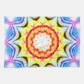 ファンタジー司祭魔導師マンデラ鮮やかー キッチンタオル (横)