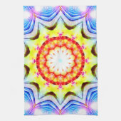 ファンタジー司祭魔導師マンデラ鮮やかー キッチンタオル (縦)