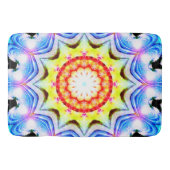 ファンタジー司祭魔導師マンデラ鮮やかー バスマット (正面)