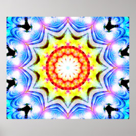 ファンタジー司祭魔導師マンデラ鮮やかー ポスター