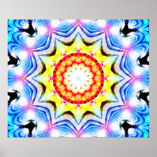 ファンタジー司祭魔導師マンデラ鮮やかー ポスター (正面)