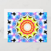 ファンタジー司祭魔導師マンデラ鮮やかー ポストカード (正面/裏面)