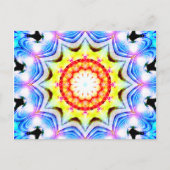 ファンタジー司祭魔導師マンデラ鮮やかー ポストカード (正面)