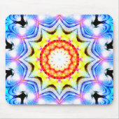 ファンタジー司祭魔導師マンデラ鮮やかー マウスパッド (正面)