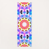 ファンタジー司祭魔導師マンデラ鮮やかー ヨガマット (正面)