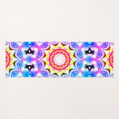 ファンタジー司祭魔導師マンデラ鮮やかー ヨガマット (正面(横))