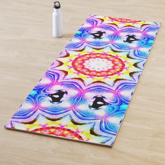 ファンタジー司祭魔導師マンデラ鮮やかー ヨガマット (インサイチュ)