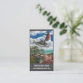 ファンタジー名刺(出荷飛んでいる付き) 名刺 (スタンド正面)