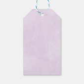 ファンタジー名勝自然景観ハッピーバースデー ギフトタグ (裏面)