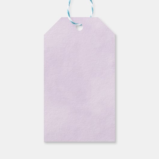 ファンタジー名勝自然景観ハッピーバースデー ギフトタグ (裏面)