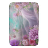 ファンタジー園（花とピンクの滝） バスマット (正面縦)