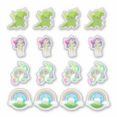 ファンタジー土地収用キスカットシール シール (正面)