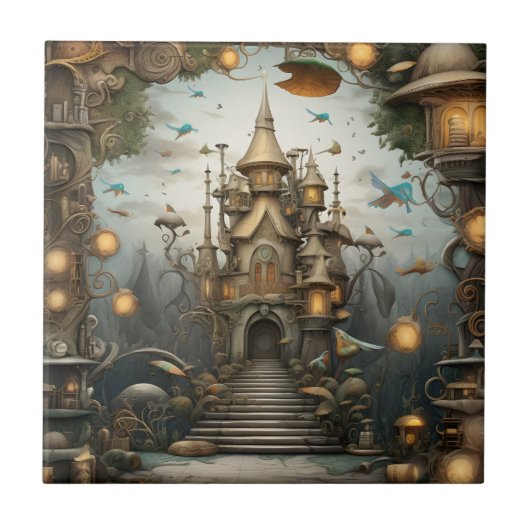 ファンタジー土地瓦 タイル (正面)