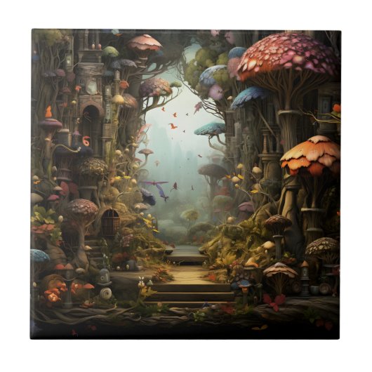 ファンタジー土地瓦 タイル (正面)