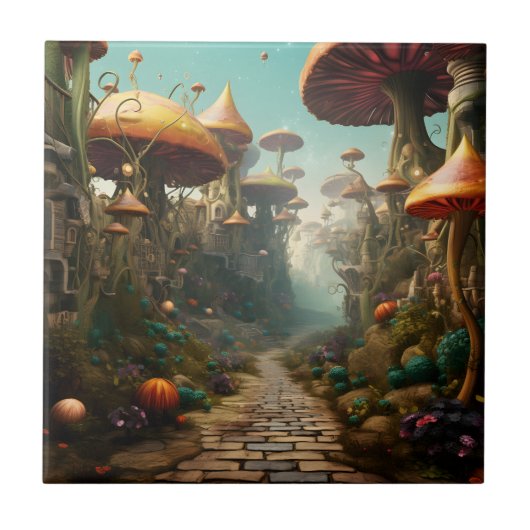 ファンタジー土地瓦 タイル (正面)