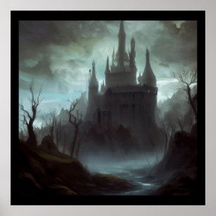ファンタジー城の恐ろしい風景3 ポスター