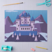 ファンタジー城ティッシュペーパー 薄葉紙 (クラフト)
