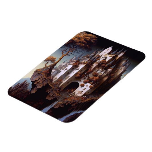 ファンタジー城ファンタジーアートマグネット マグネット (左側)