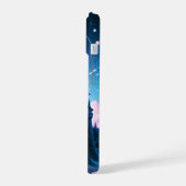 ファンタジー城名前をカスタムする iPhone 15ケース (左側面)