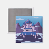 ファンタジー城磁石 マグネット (正面/裏面)