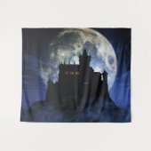 ファンタジー城 タペストリー (正面(横))