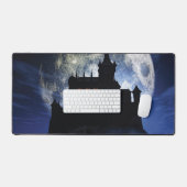 ファンタジー城 デスクマット (キーボード&マウス)