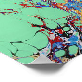 ファンタジー大理石のポスター ポスター (角)