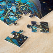 ファンタジー女性用仮面 ジグソーパズル (側面)