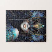 ファンタジー女性用仮面 ジグソーパズル (横)