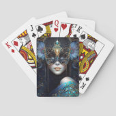 ファンタジー女性用仮面 トランプ (裏面)